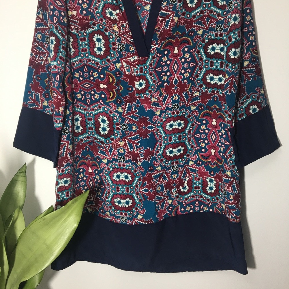 Tinley | Boho Inspired 3/4 Sleeve Tunic Size S - Picture 3 of 8